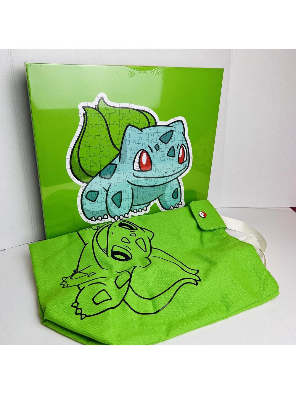 Target x Pokemon Bulbasaur Bundle-Life Size Puzzle & Tote Bag Limited Edition